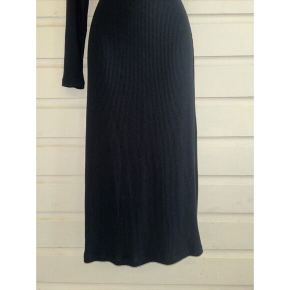 NWT LNA Free People Asymmetrical Sleeve Midi Length Dress Size M - Picture 6 of 10